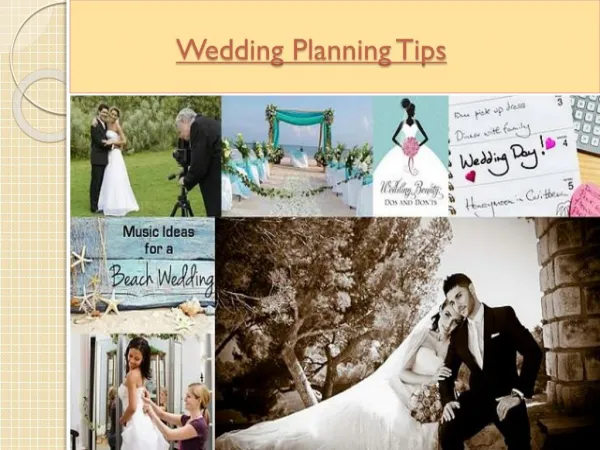 Wedding Planning and Preparations Tips