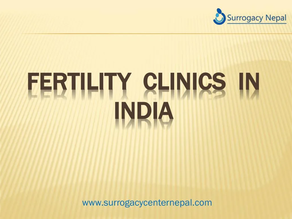 fertility clinics in india
