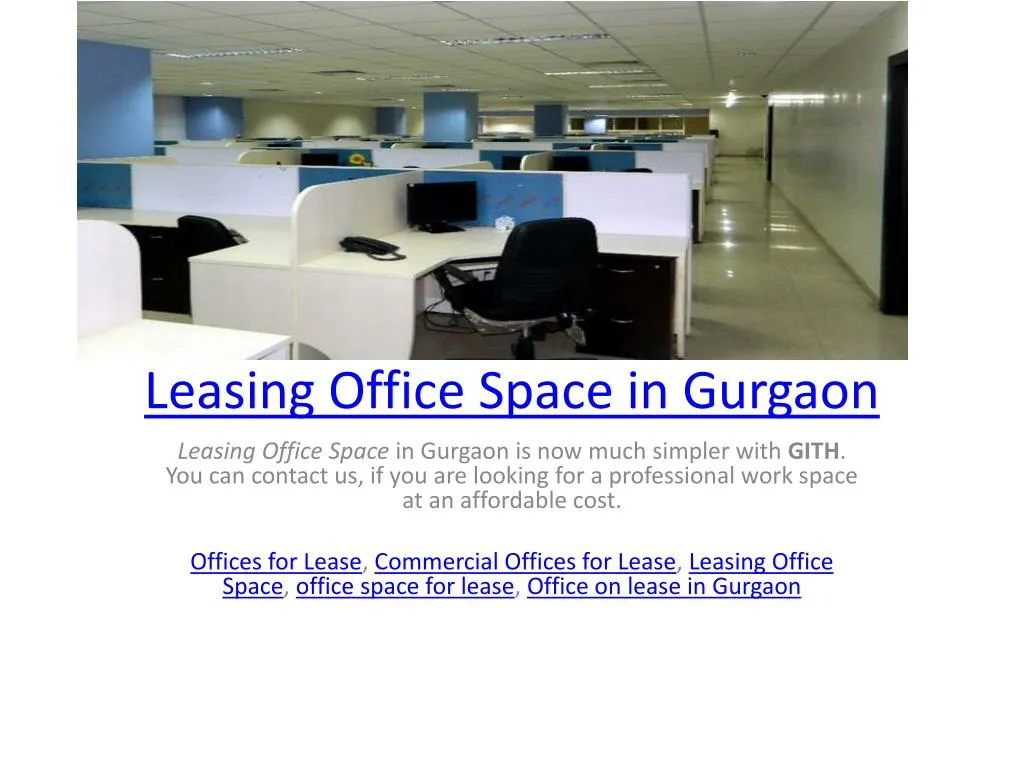 leasing office space in gurgaon