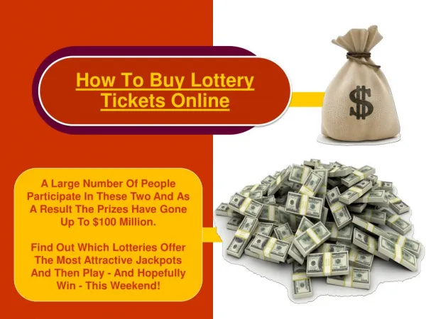 Buy Lottery Tickets Online