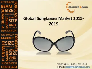 Global Sunglasses Market 2015-2019 - slide 1