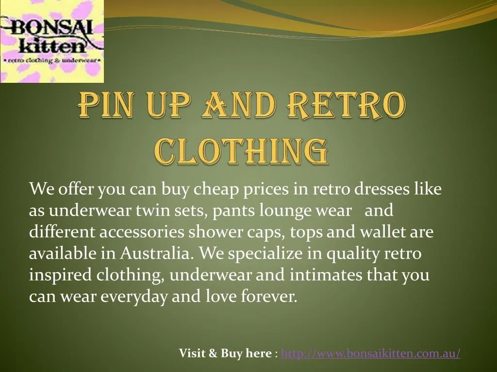 pin up and retro clothing