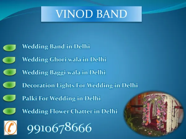Wedding Band in Delhi