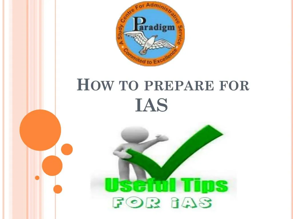 how to prepare for ias