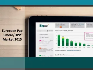European Pap Smear/HPV Market 2015 - slide 1