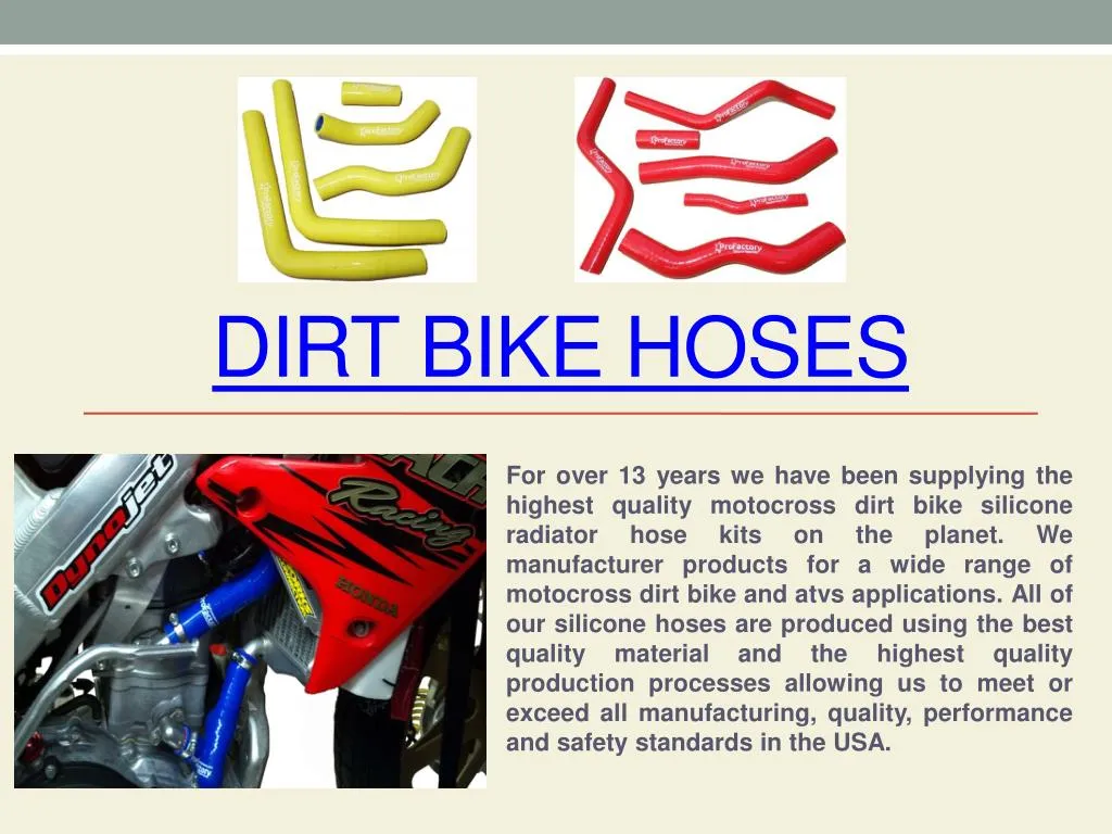 dirt bike hoses