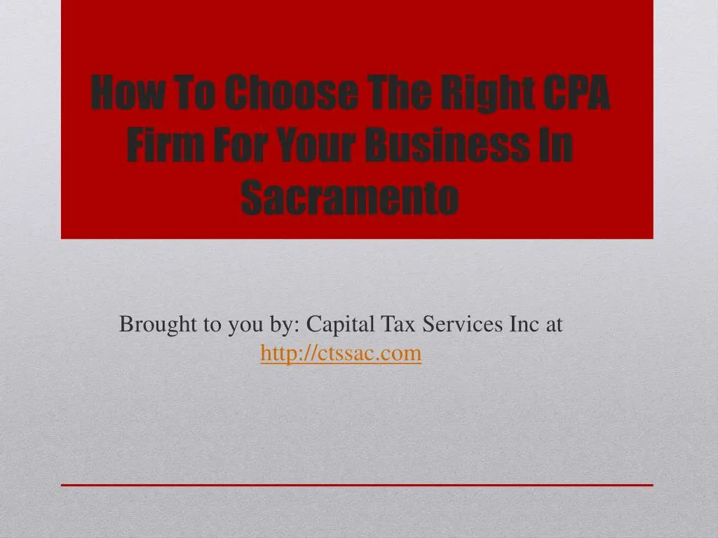 how to choose the right cpa firm for your business in sacramento
