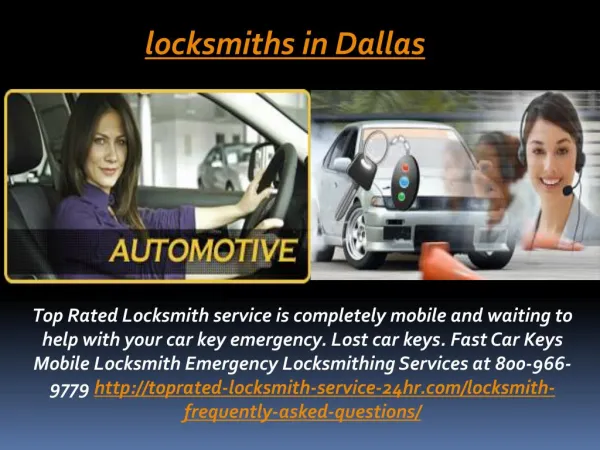 Locksmiths in Dallas