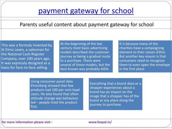 Best Source of payment gateway for school