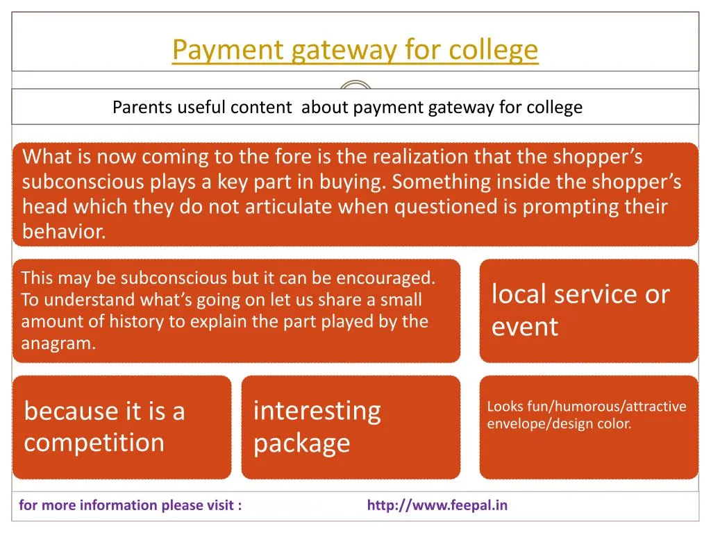 payment gateway for college