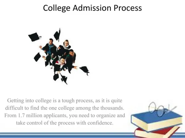 College admission process - College Kickstart