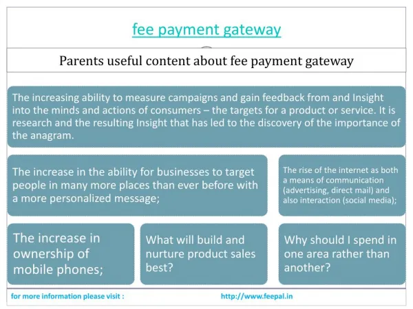 Some important content related fee payment gateway