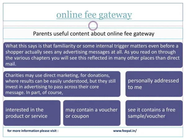 Wonderful web resource for online fee gateway