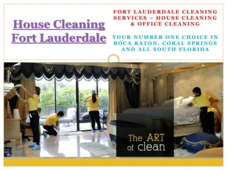 Cleaning Services Coral Springs.