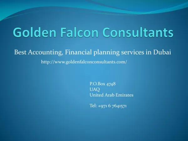 Small business accounting in Dubai