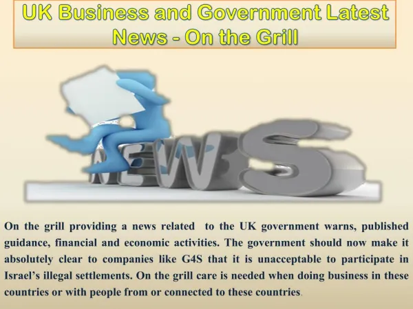 UK Business and Government Latest News