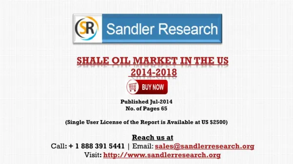 US Shale Oil Market Growth Drivers Analysis 2018