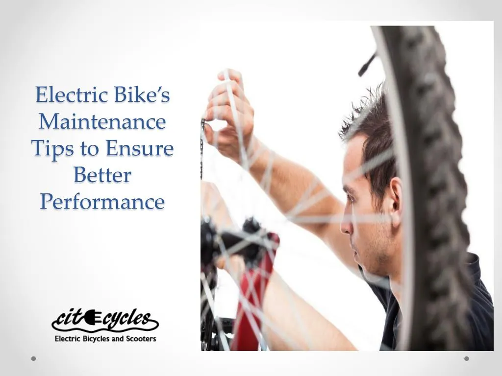 electric bike s maintenance tips to ensure better performance