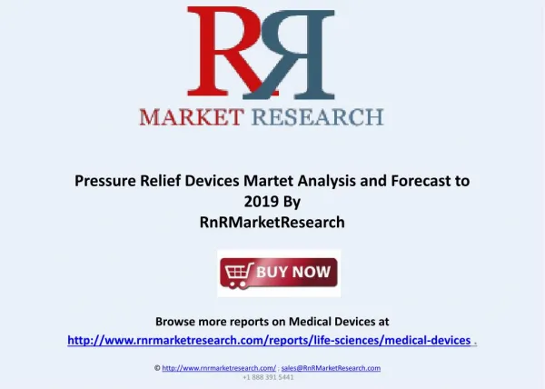 Global Pressure Relief Devices Market 2015-2019