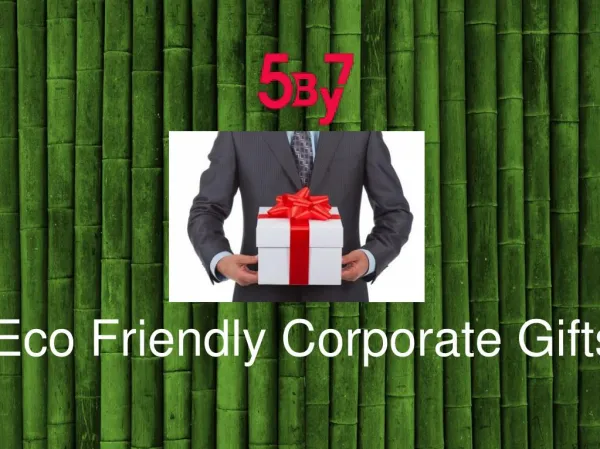 Buy Eco-Friendly Corporate Gifts