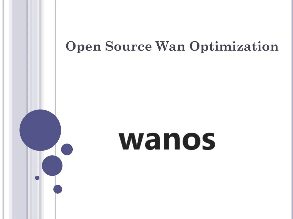 open source wan optimization