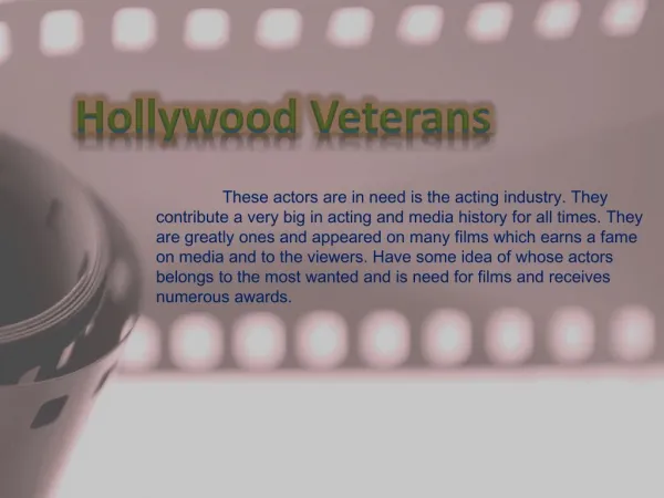 Hollywood Veterans