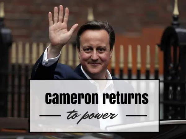 Cameron returns to power
