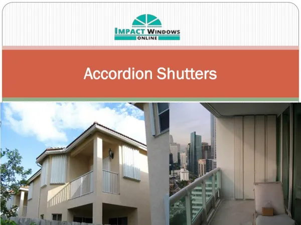 Accordion Shutters