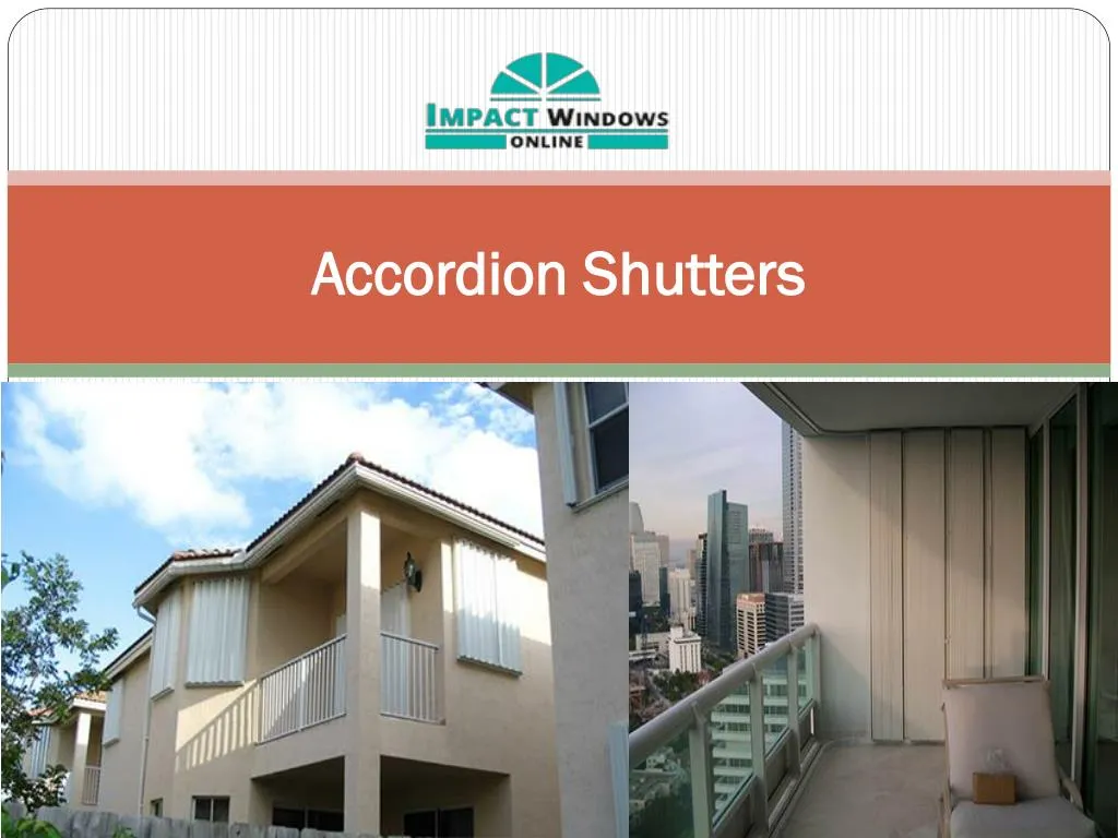 accordion shutters