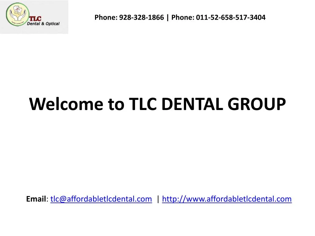 welcome to tlc dental group