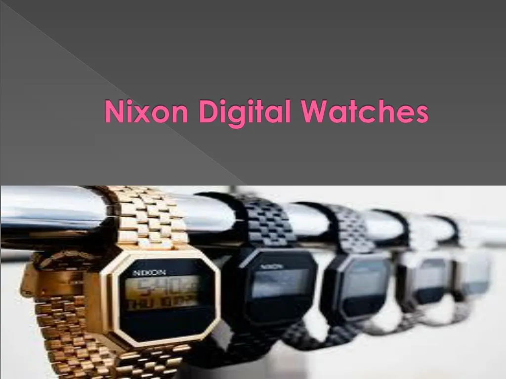 nixon digital watches