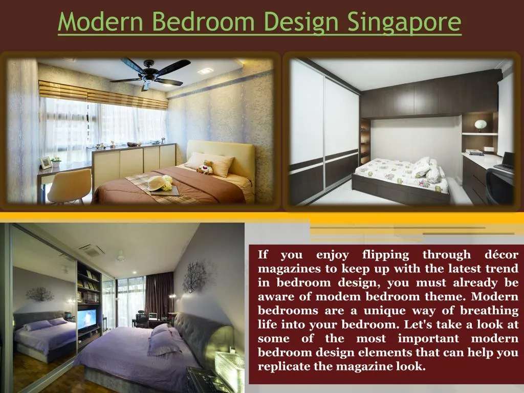 modern bedroom design singapore