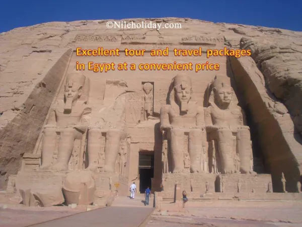 Excellent Tour and Travel packages in Egypt at a convenient