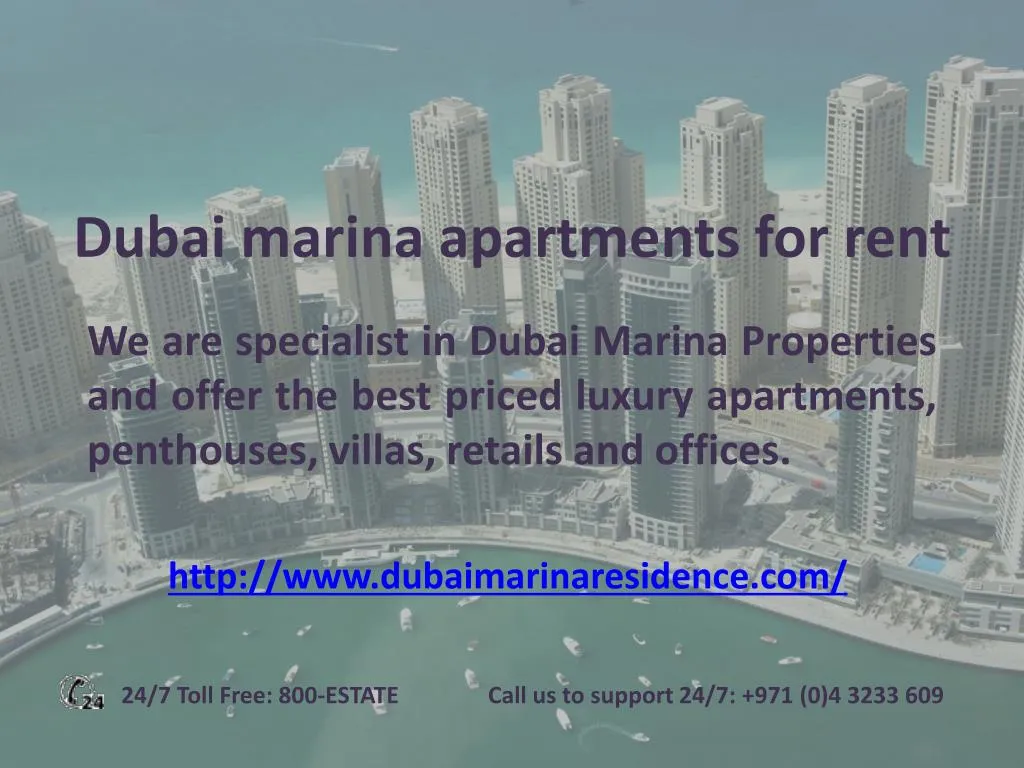 dubai marina apartments for rent