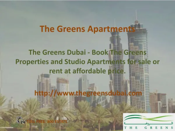 The Greens Apartments for Sale - thegreensdubai.com