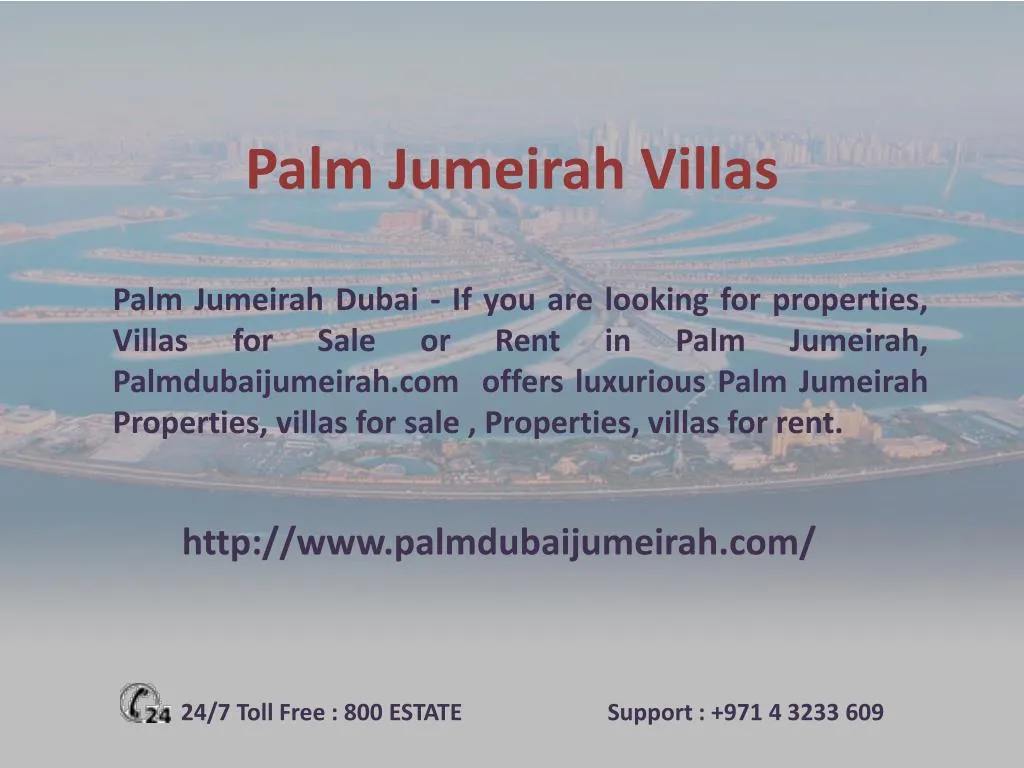palm jumeirah villas
