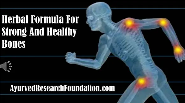 Herbal Bone Support Formula For Strong And Healthy Bones