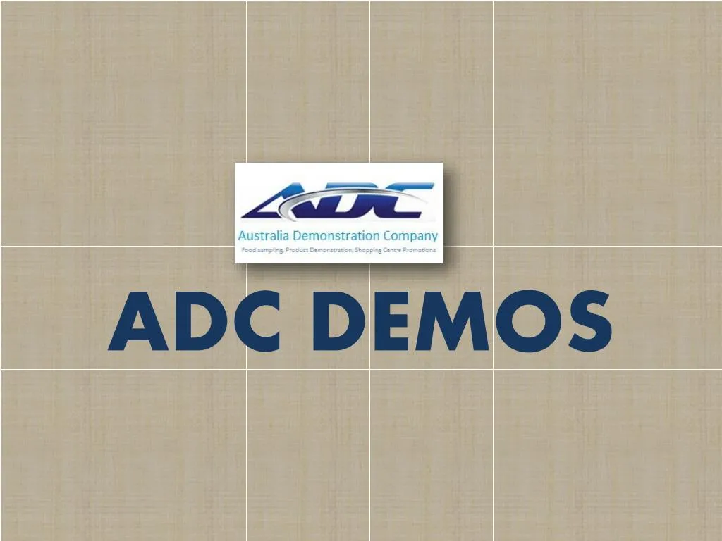 adc demos