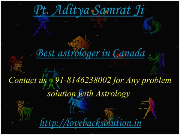Best Astrologer in canada