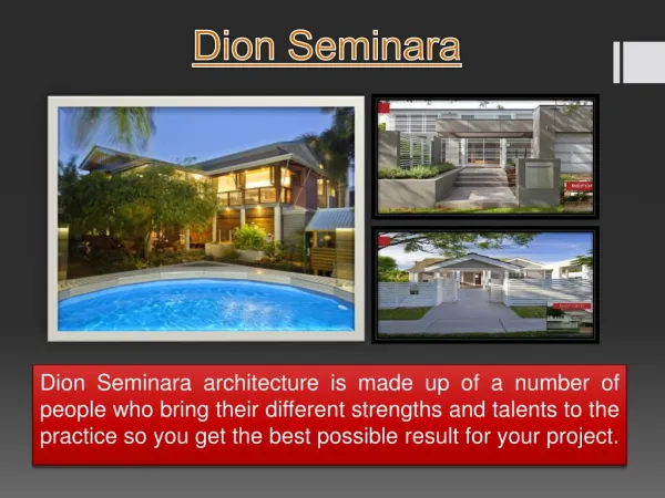 Dion Seminara Architect