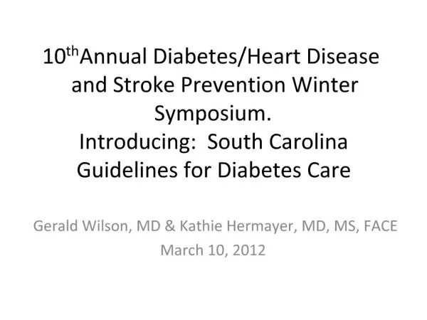 10th Annual Diabetes