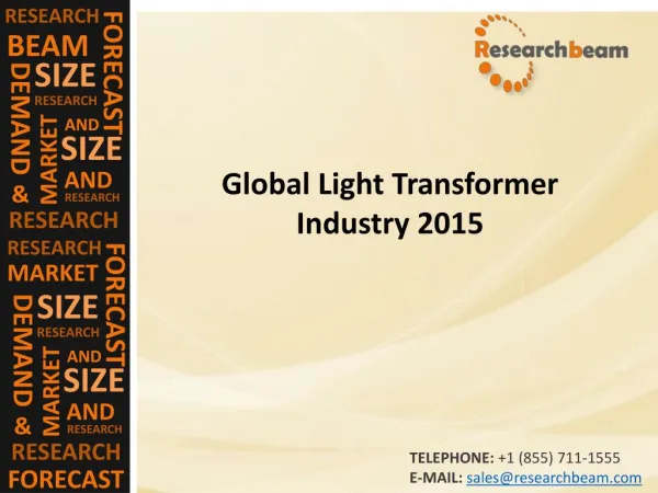Global Light Transformer Industry 2015