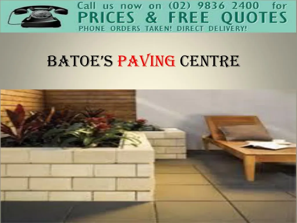 batoe s paving centre