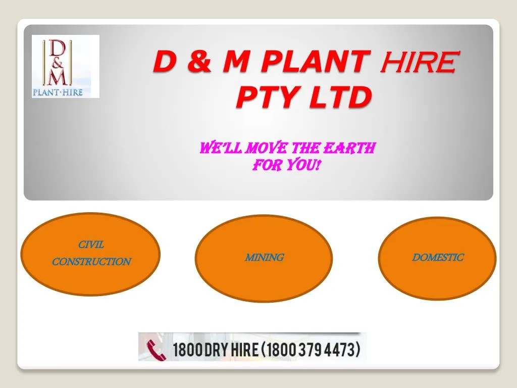 d m plant hire pty ltd