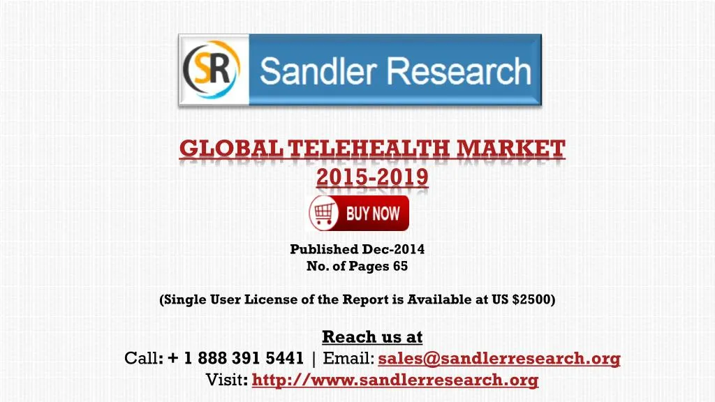 global telehealth market 2015 2019
