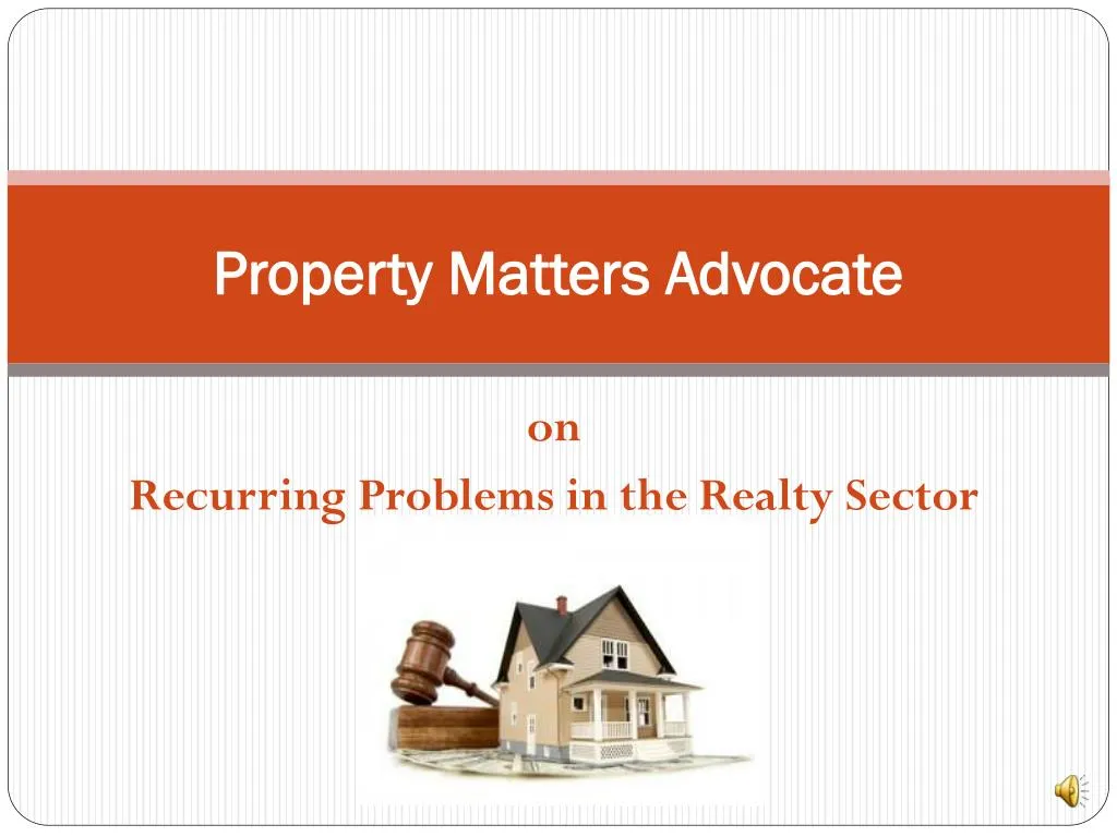 property matters advocate