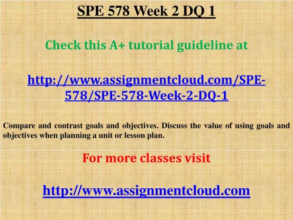 SPE 578 Week 2 DQ 1