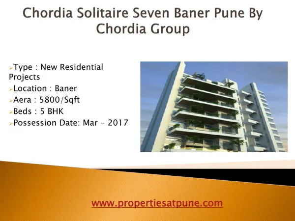 Chordia Solitaire Seven Baner Pune By Chordia Group