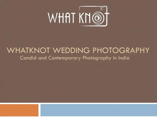 WHATKNOT WEDDING PHOTOGRAPHY