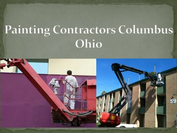 Painting Contractors Columbus Ohio